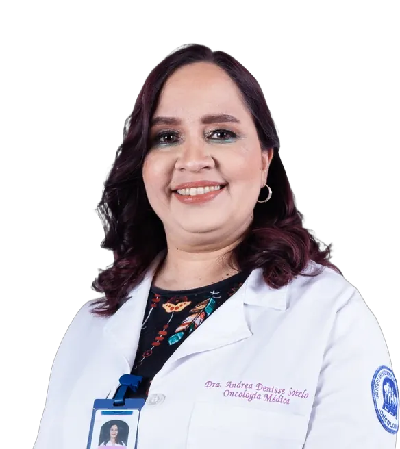 Dra. Andrea Sotelo, Oncóloga clínica
