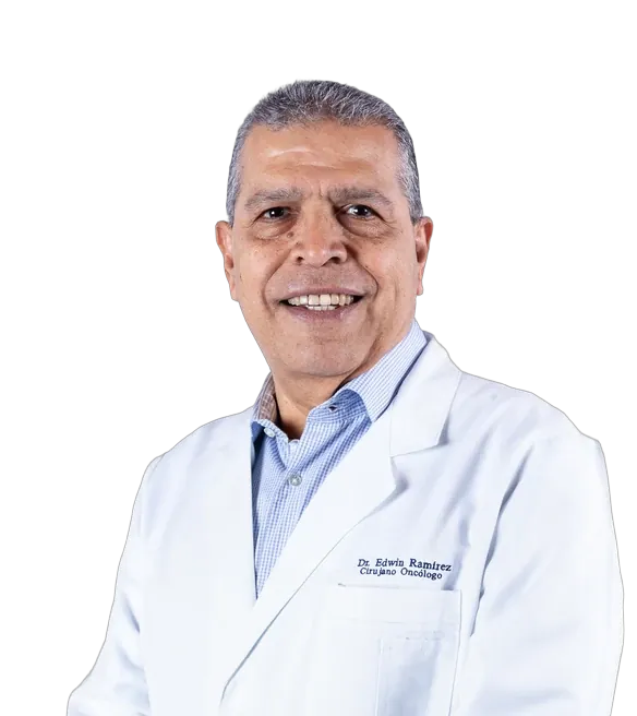 Dr. Edwin Ramírez, Cirujano oncólogo