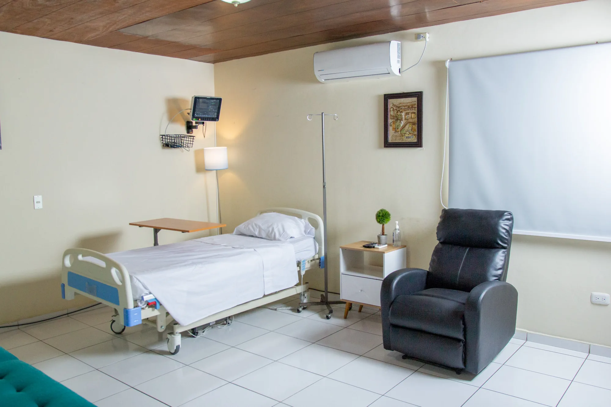 Habitación con sillón para el acompañante